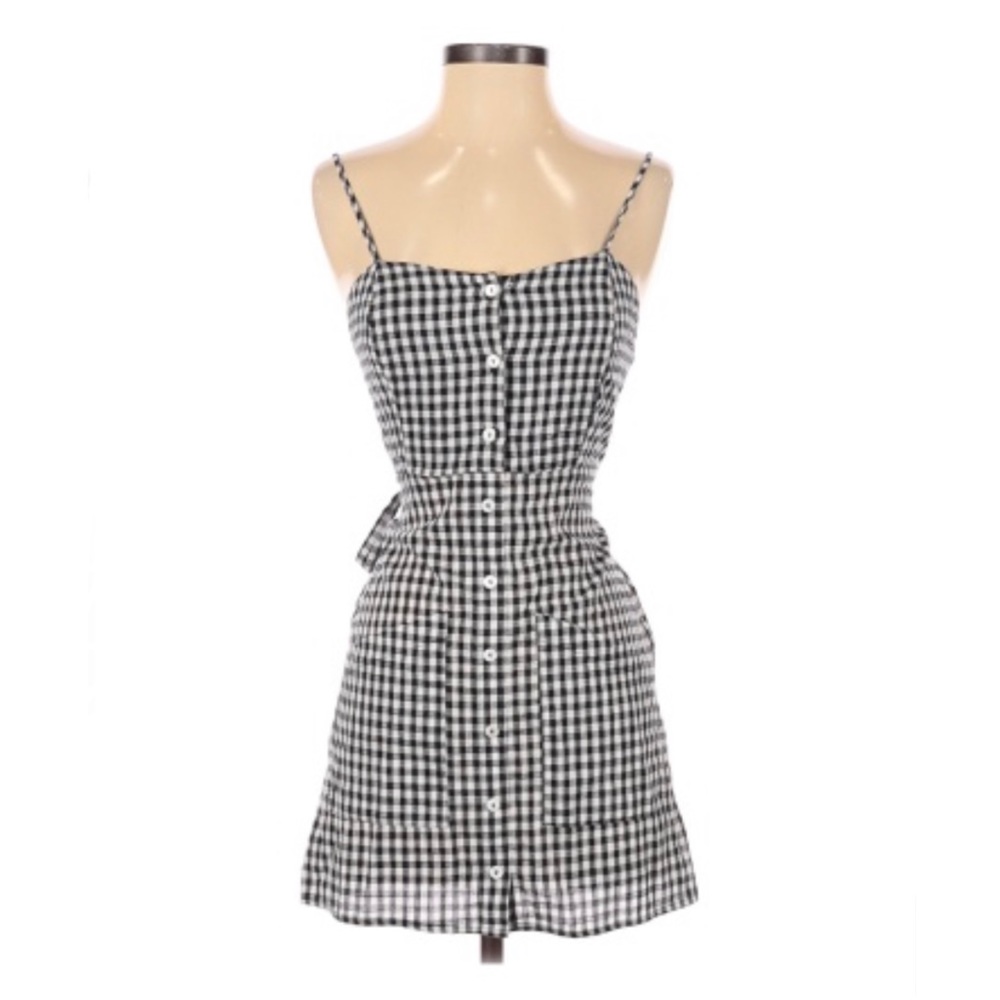 Summer Gingham Mini Dress